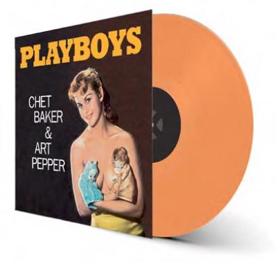 Chet Baker & Art Pepper – Playboys LP (180g, Orange Vinyl, Bonus Track