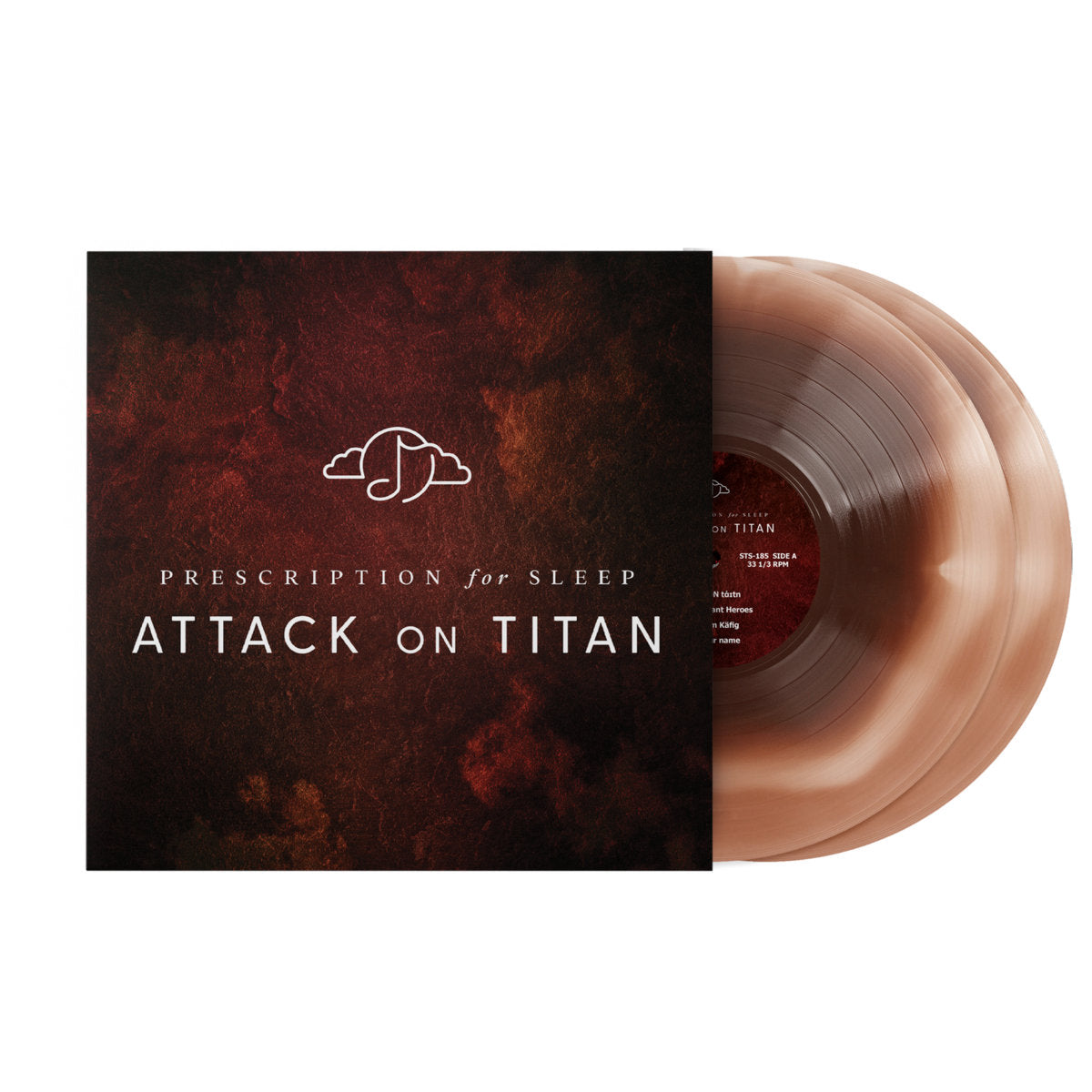 Gentle Love - Prescription For Sleep: Attack on Titan 2LP (Meat/Flesh Swirl Colored Vinyl)