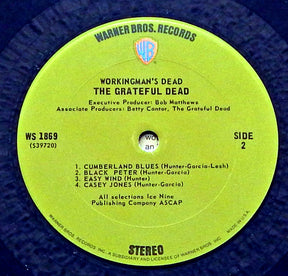 The Grateful Dead : Workingman's Dead (LP, Album, San)