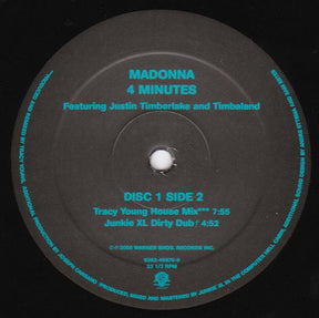 Madonna & Justin* : 4 Minutes (2x12")