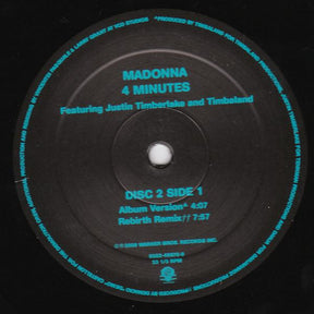 Madonna & Justin* : 4 Minutes (2x12")