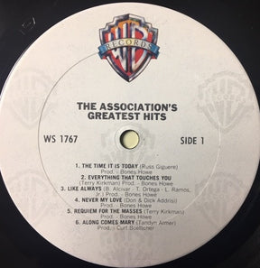 The Association (2) : Greatest Hits! (LP, Album, Comp, Club, RE, Col)