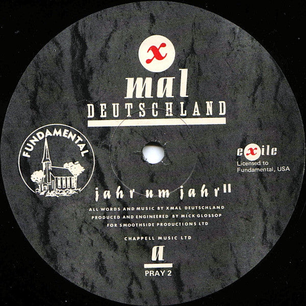 X Mal Deutschland : Sequenz (12", Single)