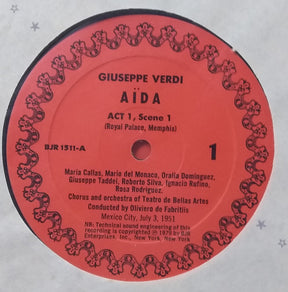 Maria Callas, Mario del Monaco, Oralia Dominguez, Giuseppe Taddei, Ignacio Ruffino, Rosa Dominguez, Roberto Silva (2) : Aida (3xLP)