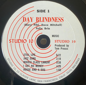 Day Blindness : Day Blindness (LP, Album)