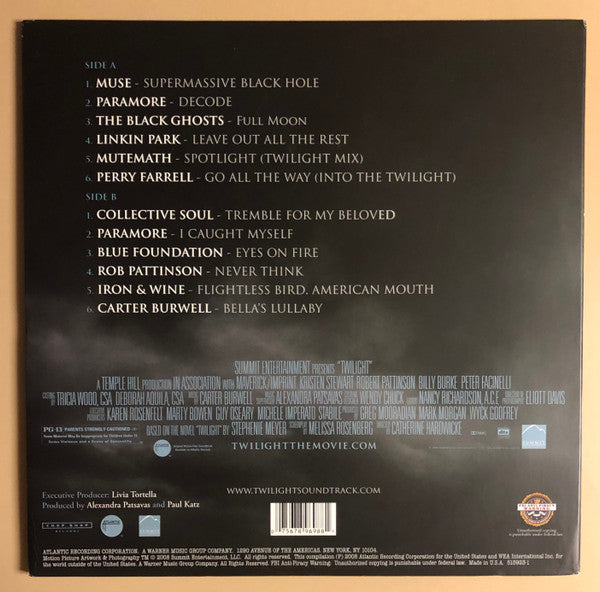 Various : Twilight (Original Motion Picture Soundtrack) (LP, Comp)