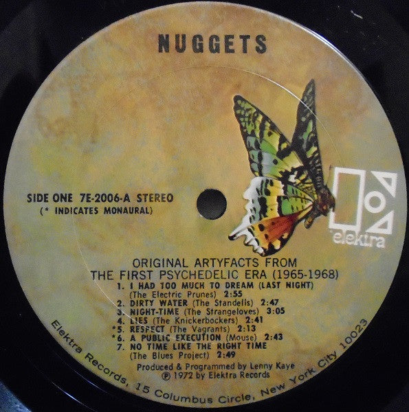 Various : Nuggets: Original Artyfacts From The First Psychedelic Era 1965-1968 (2xLP, Comp, Pit)