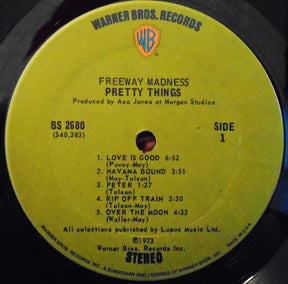 The Pretty Things : Freeway Madness (LP, Album, Ter)