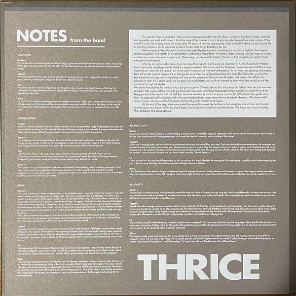 Thrice : The Artist In The Ambulance (Revisited) (LP, Album, Ltd, Cle)