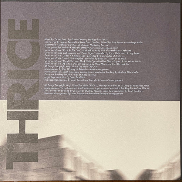 Thrice : The Artist In The Ambulance (Revisited) (LP, Album, Ltd, Cle)