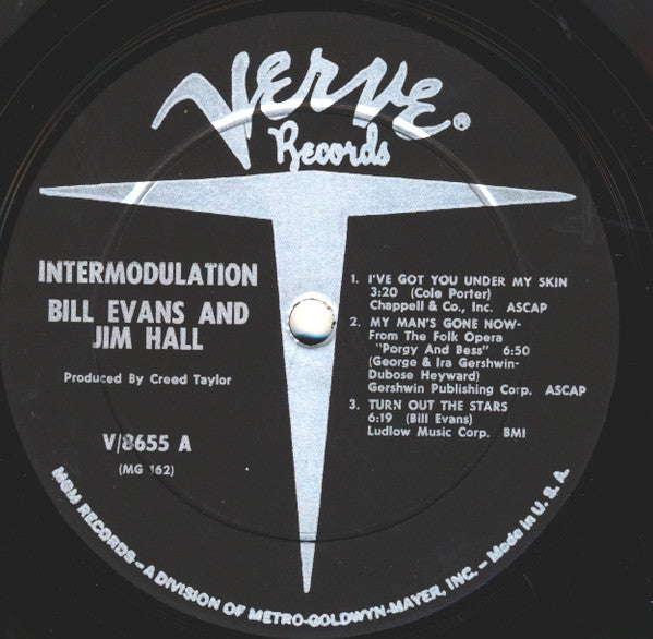 Bill Evans / Jim Hall : Intermodulation (LP, Album, Mono)