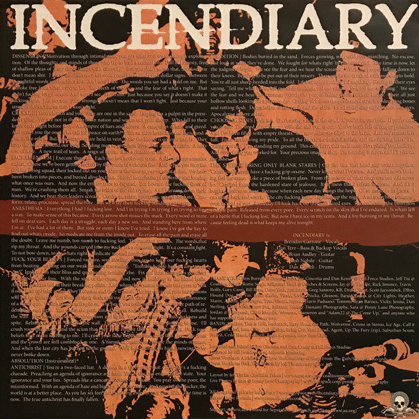 Incendiary (3) : Crusade (12", Album)