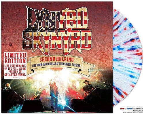 Lynyrd Skynyrd - Second Helping - Live From Jacksonville At The Florida Theatre LP (Red & Blue Marble Colored Vinyl, Limited Edition)