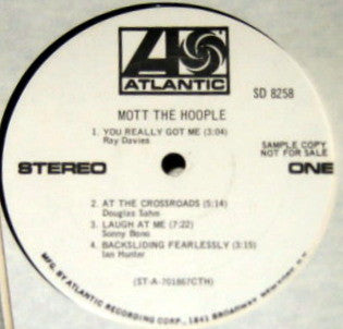 Mott The Hoople : Mott The Hoople (LP, Album, Promo, Gat)