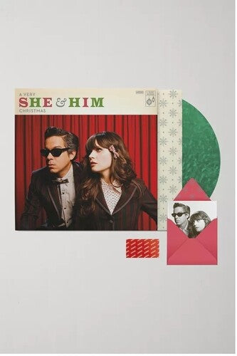 She & Him - A Very She & Him Christmas LP (Green Colored Vinyl)