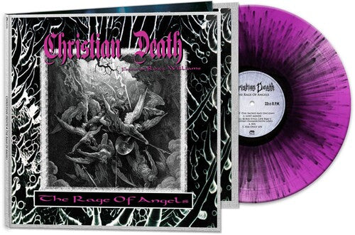 Christian Death - The Rage Of Angels LP (Purple & Black Splatter Vinyl)