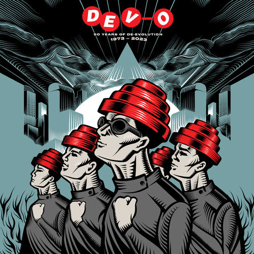 Devo - 50 Years Of De-evolution 1973-2023 2LP (Rocktober 2023 Edition, Red and Blue Vinyl)