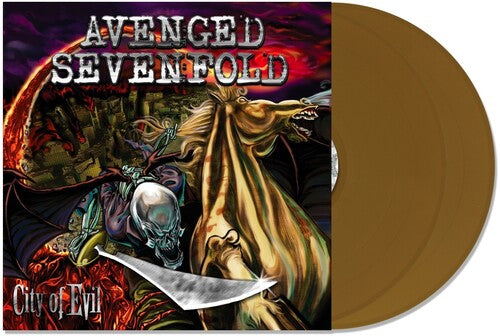 Avenged Sevenfold - City of Evil 2LP (Gold, Colored Vinyl, Gatefold LP Jacket)