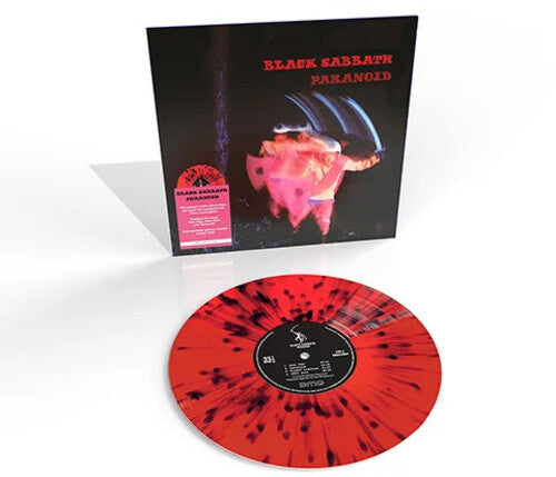 Black Sabbath - Paranoid LP (Limited Edition, Red & Black Splatter Vinyl)