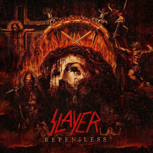 Slayer - Repentless LP (Orange, Yellow and  Black Splatter Vinyl)(Preorder: Ships July 5, 2024)