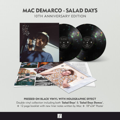 Mac DeMarco - Salad Days 2LP (10th Anniversary Edition, Holographic Black Colored Vinyl, Booklet, Poster)