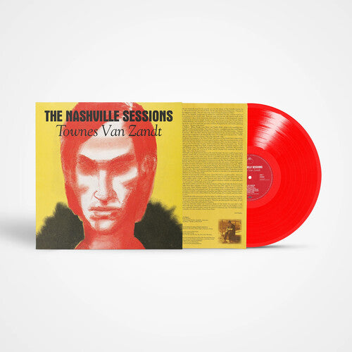 Townes Van Zandt - Nashville Sessions LP (Red Colored Vinyl, United Kingdom)