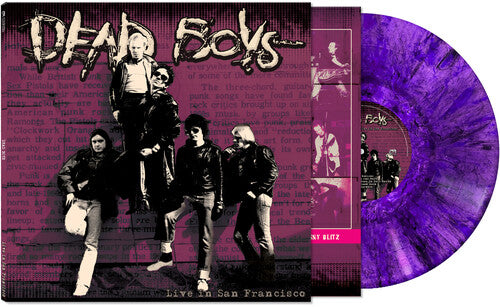 Dead Boys - Live In San Francisco LP (Limited Edition, Purple Colored Vinyl) (Preorder: Ships March 21, 2025)