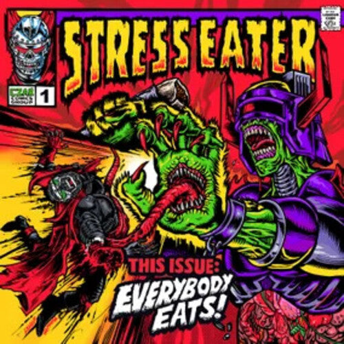 Stress Eater - Everybody Eats LP (RSD 2024, Clear & Red Colored Vinyl)