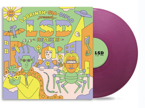 LSD - Labrinth, Sia & Diplo Present... LSD Remixes LP (RSD 2024 Exclusive, Purple Colored Vinyl, 140 Gram Vinyl)