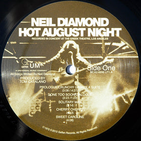 Neil Diamond : Hot August Night (2xLP, Album, RE)