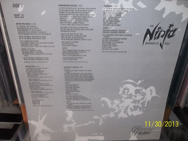 The Ninja : Warriors Of Rock (LP, Album)