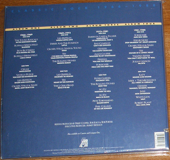 Various : Classic Rock 1966 - 1988 (4xLP, Comp)