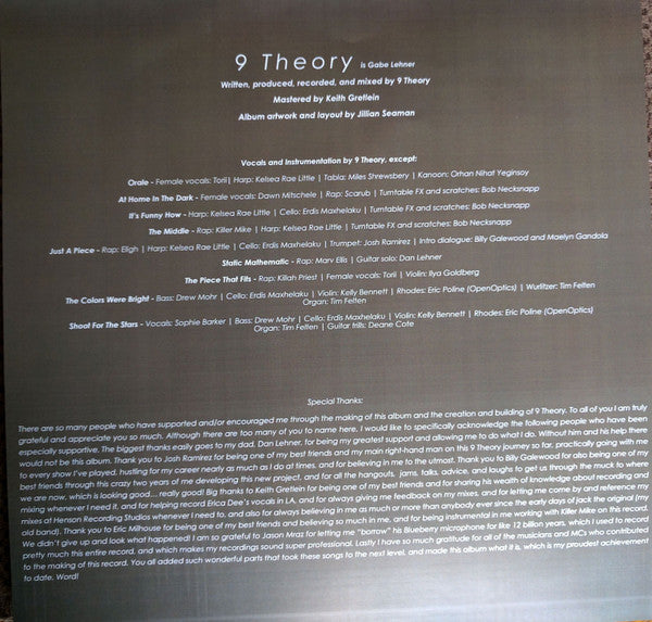 9 Theory : Against The Odds Of Entropy (LP, Album, Num, Whi)