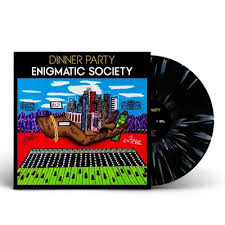 Dinner Party - Enigmatic Society LP (Parental Advisory Explicit Lyrics, Black & White Colored Vinyl)