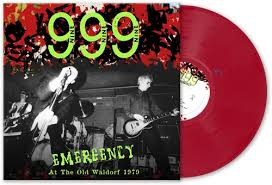 999 - Emergency At The Old Waldorf 1979 LP (Indie Exclusive, Ruby Red Clear Vinyl)