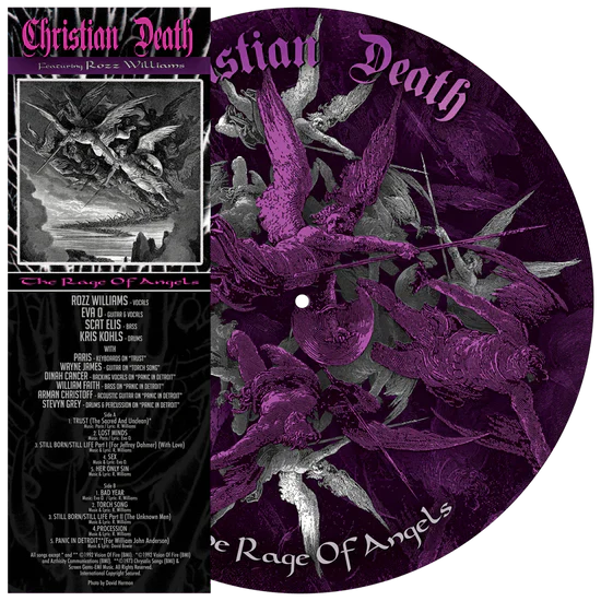 Christian Death - The Rage of Angels LP (Picture Disc Vinyl, Reissue)