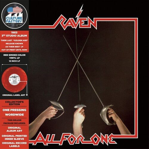 Raven - All For One LP (Red & Black Vinyl)