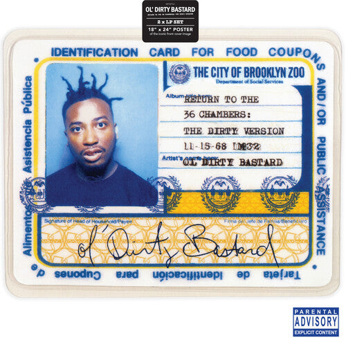 Ol' Dirty Bastard - Return To the 36 Chambers 2LP (Remastered)