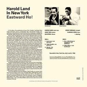 Harold Land - Eastward Ho! LP (180g, Remastered, Stereo, Jazz Workshop)