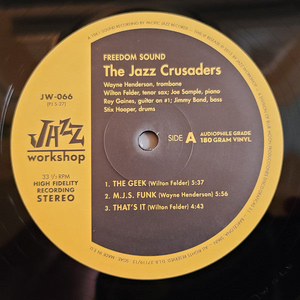 The Jazz Crusaders - Freedom Sound LP (180g, Limited Edition of 500, Stereo, Remastered, Jazz Workshop)