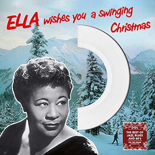 Ella Fitzgerald - Ella Wishes You a Swinging Christmas LP (White Vinyl, 180g, Die-Cut Sleeve)