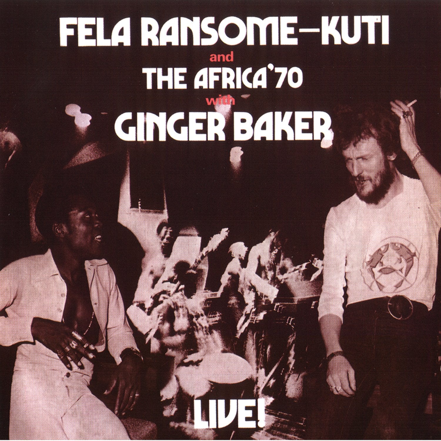 Fela Kuti - Live With Ginger Baker 2LP (50th Anniversary Edition, Reissue, Red Vinyl)