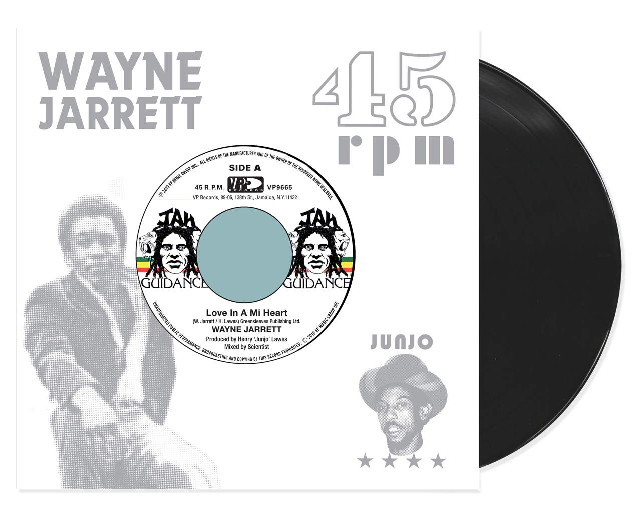 Wayne Jarrett - Love In A Mi Heart b/w Blood On His Lips 7"