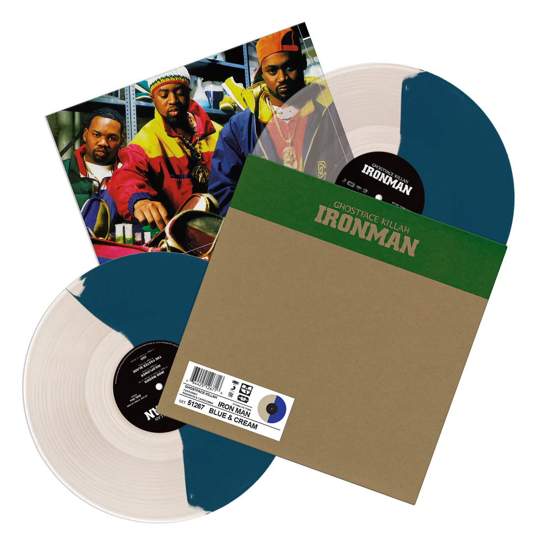 Ghostface Killah - Ironman 2LP (Blue and Cream Colored Vinyl)