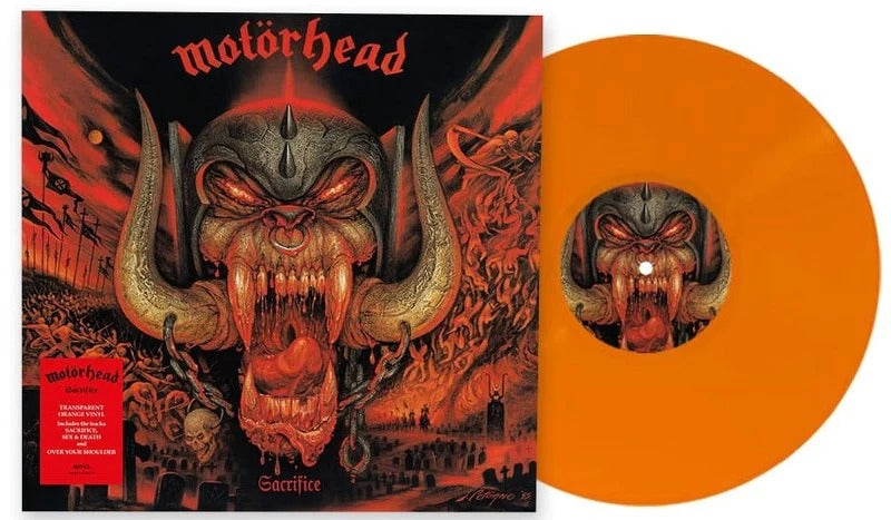 Motorhead - Sacrifice LP (Orange Vinyl)