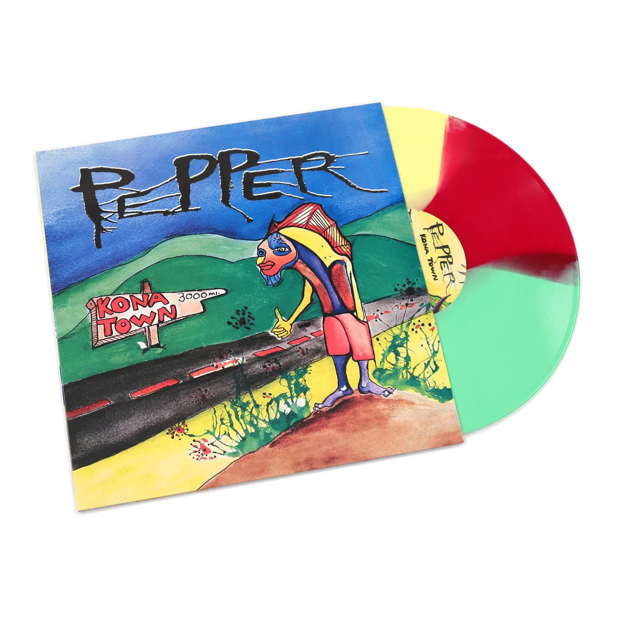 Pepper – Kona Town LP (Red/Yellow/Green Vinyl)