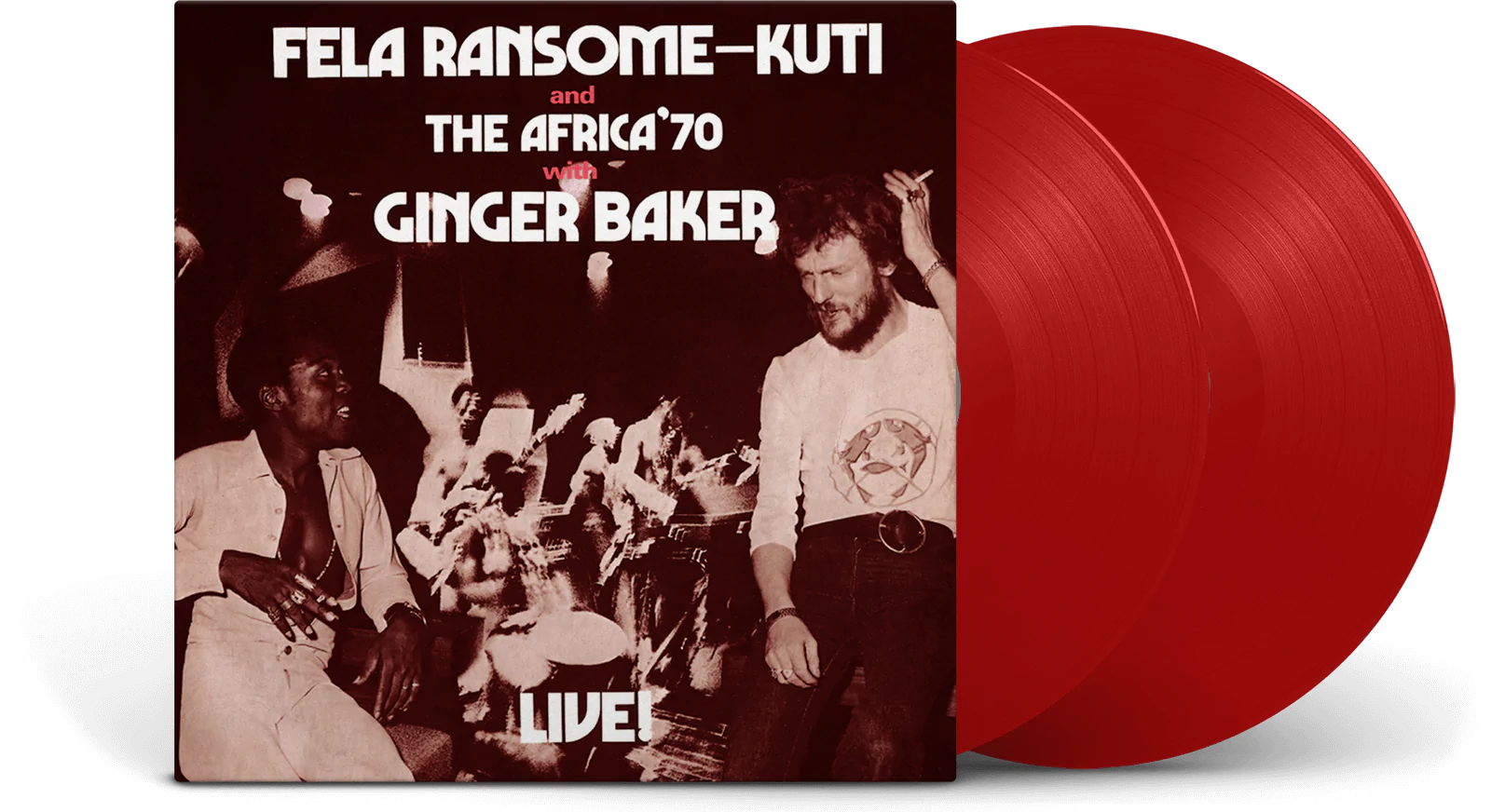 Fela Kuti - Live With Ginger Baker 2LP (50th Anniversary Edition, Reissue, Red Vinyl)