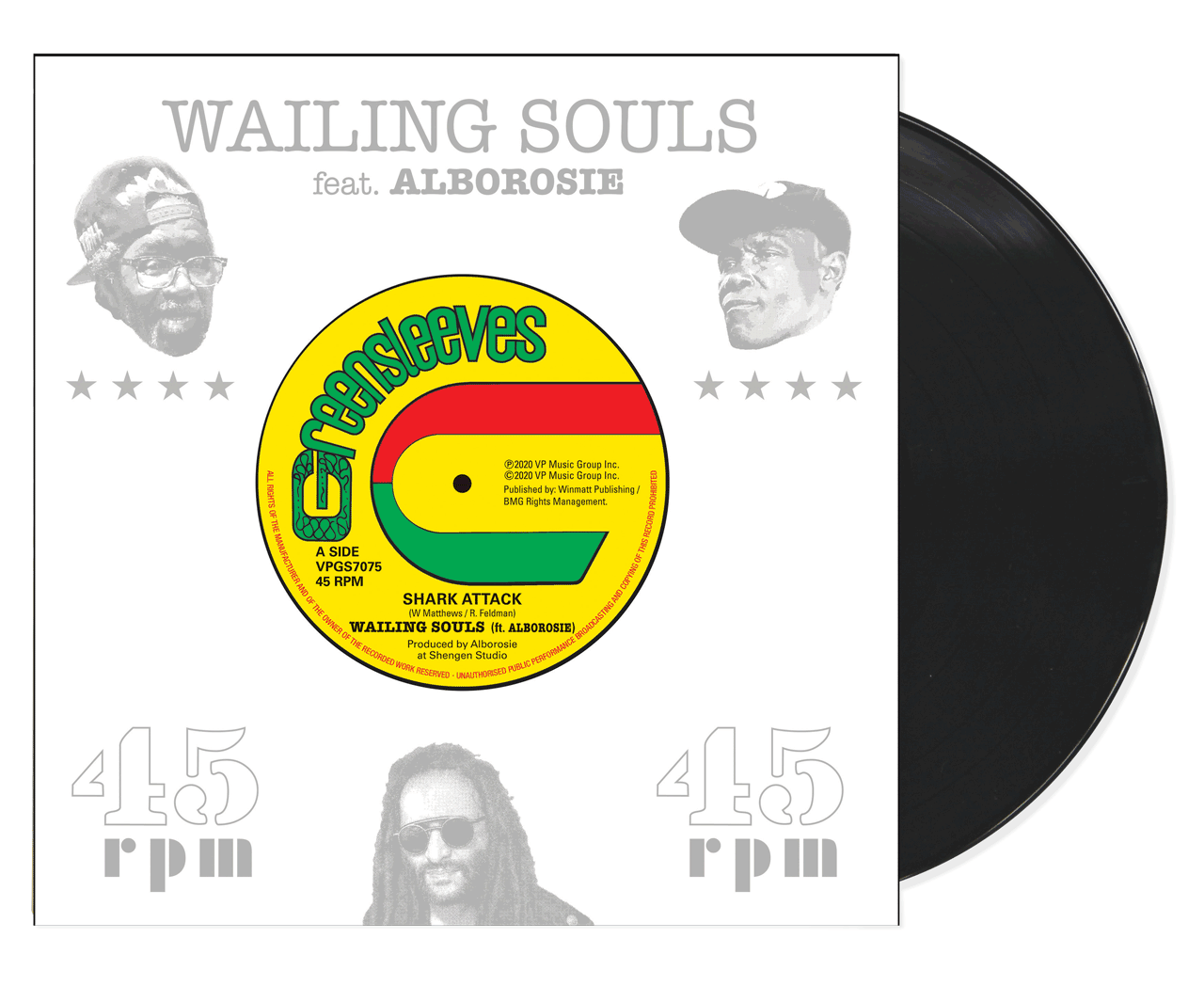 Wailing Souls - Shark Attack b/w Shark Attak Dub 7"